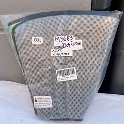 Mesh Dog cone Size: XXXL Grey/Green (reversible)