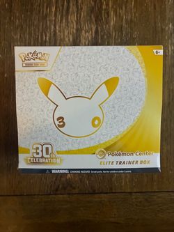 30th celebration Pokémon center ETB
