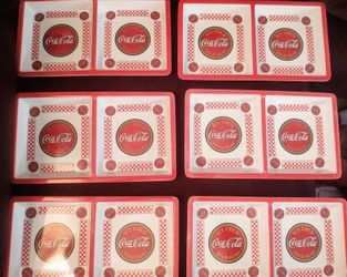 6 Coca-Cola divided snack trays