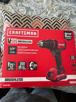 Craftsman V20 Brushless 1/2" Drill/Driver Kit