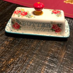 pioneer Woman Butter Dish