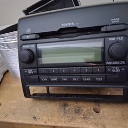 Tacoma 2012 Receiver & CD Player.