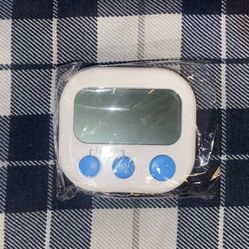 Kitchen Timer JS118 Electronic  Calculator Time WHITE New