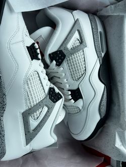 Jordan 4 White Cement 2025 Size 10