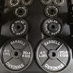 180lb Brand New Olympic Weight Plate Set 