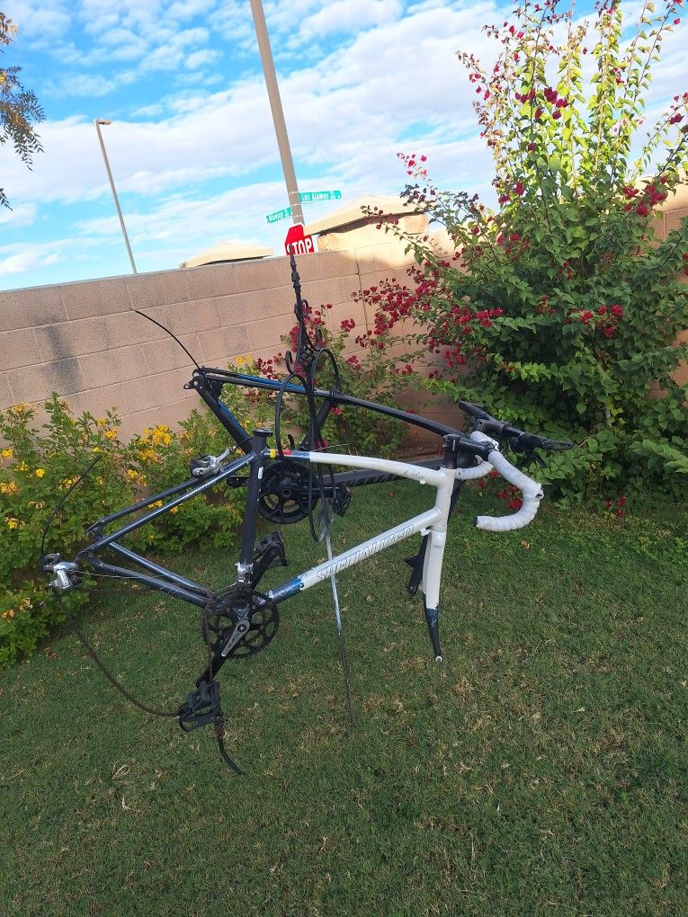2 SPECIALIZED FRAME ( CARBON AND ALUMINUM)