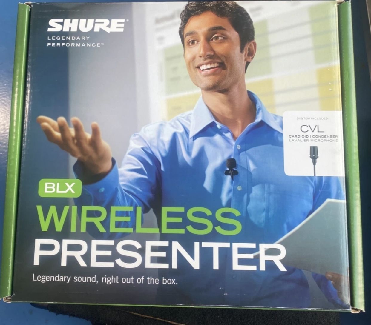 Shure BLX14/CVL-H10 Wireless Presenter System with Hand Microphone