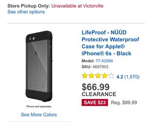 Waterproof iPhone 6 case