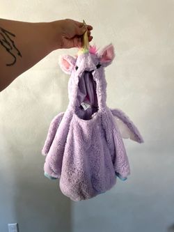 Kids Unicorn Costume Plush Hoodie