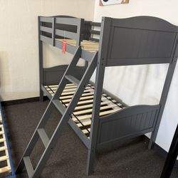 Gray Bunk Bed 