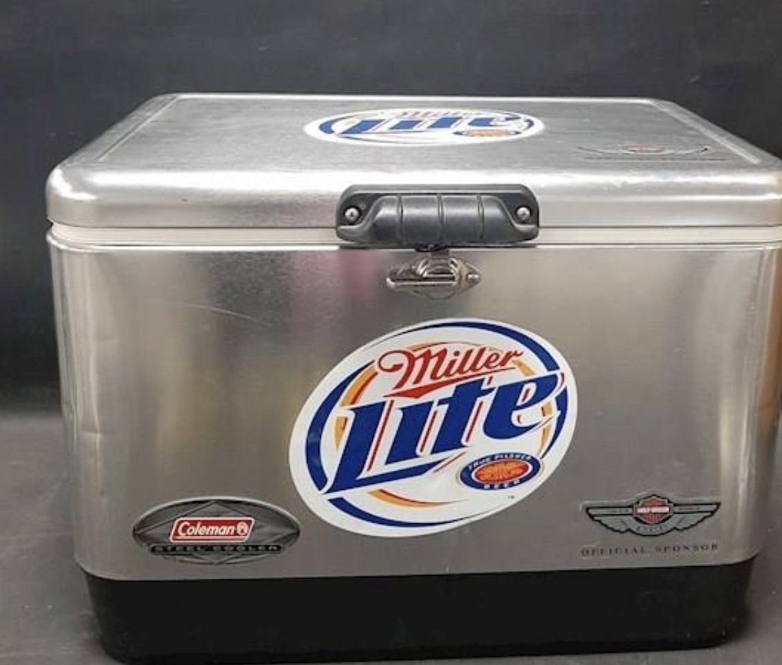 Aluminum Miller Light Cooler