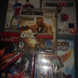 ps3 games 2k,UFC, need for speed, FIFA etc.. 