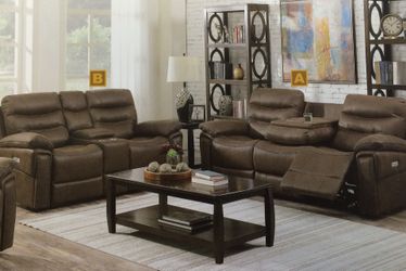 Power motion sofa set