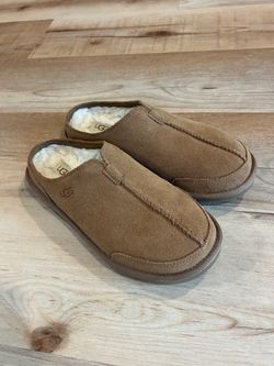 UGG Marcman Men’s Suede Slip On Slippers Chestnut Brown Sz 7 (women’s Size 8)