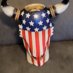 Flag SKULL VASE