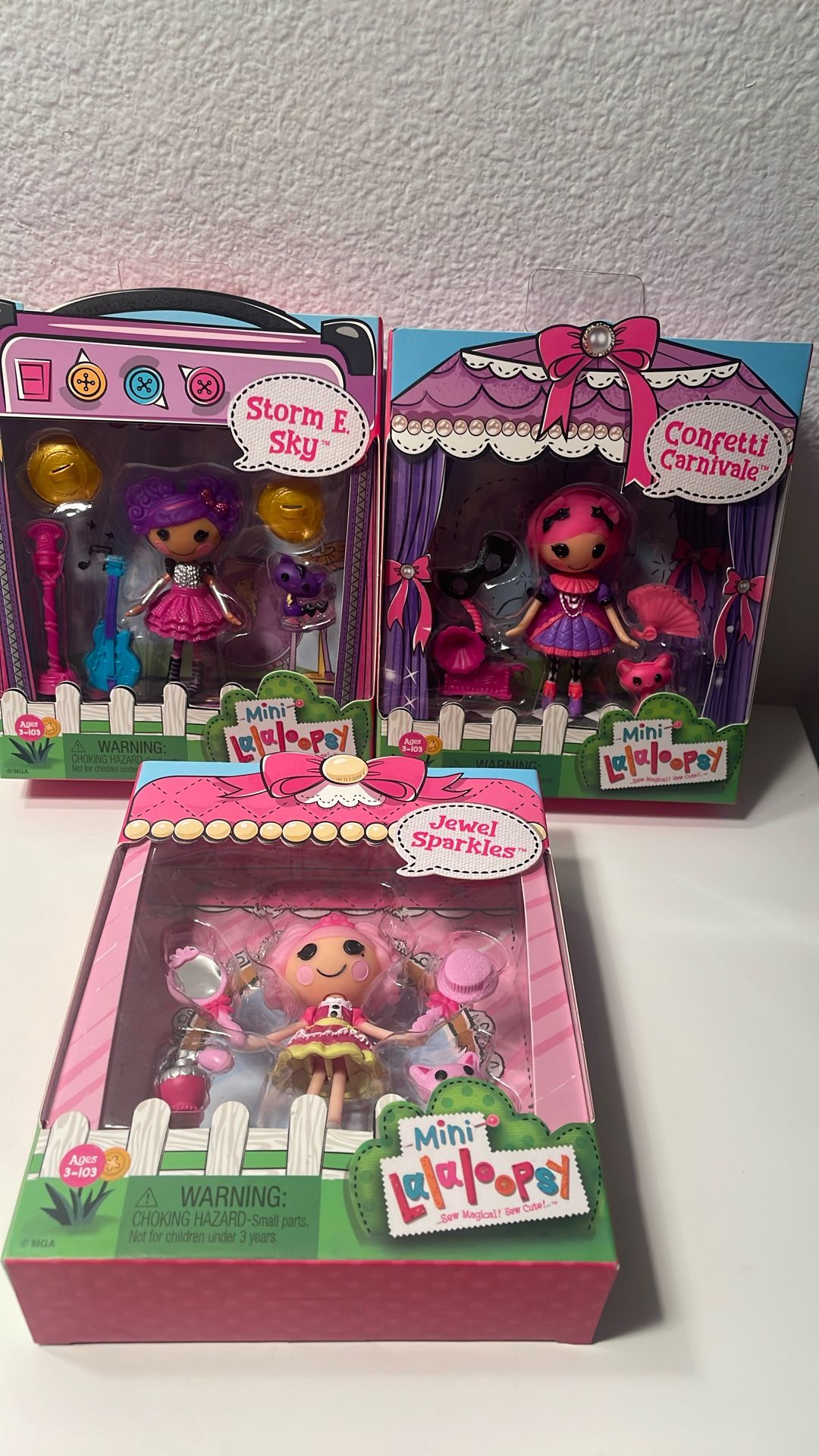3 Mini Lalaloopsy