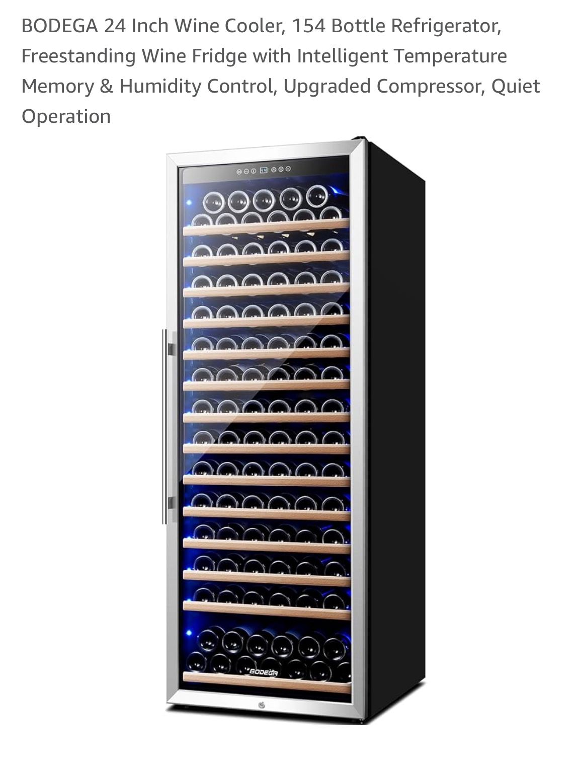 154 Bottle Wine Cooler
