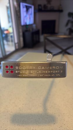Scotty Cameron Studio Style New 2  34 1/2”