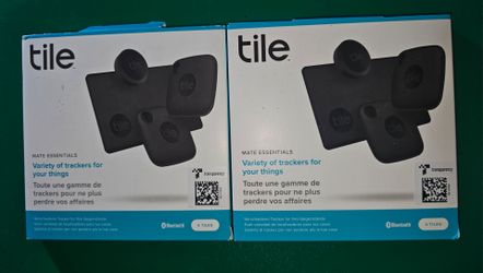 Tile Mate Essentials Bluetooth Trackers 2 boxes  8 Tiles total