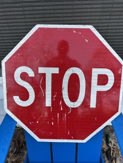 Reversible STOP/ SLOW Sign 
