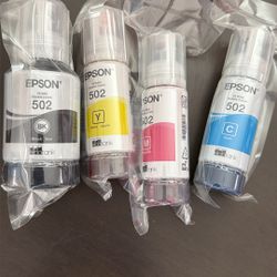 Epson Ecotank 502 Refills - Brand New Sealed
