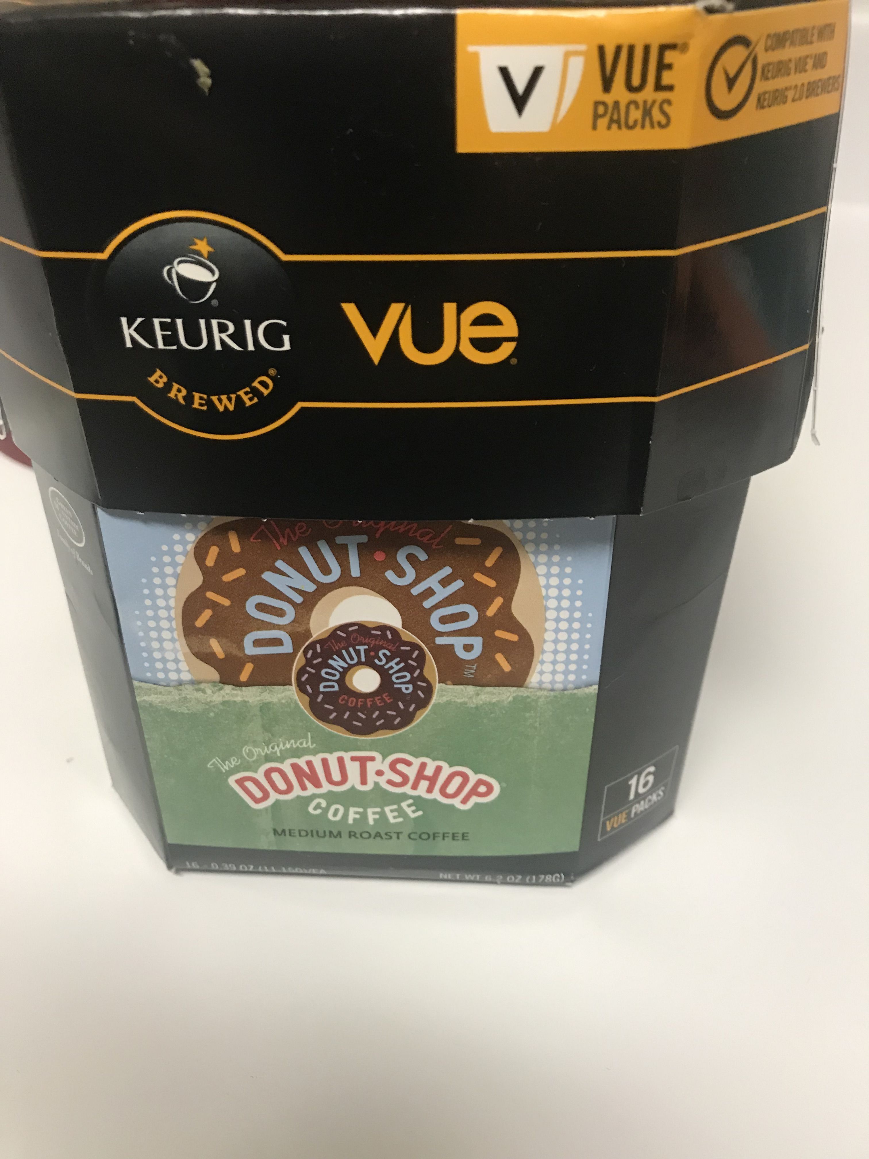 Keurig VUE Coffee - Donut Shop (unopened) 16 Cups