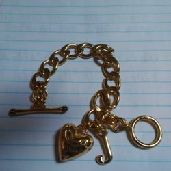 Gold Plated Juicy Couture Starter Bracelet