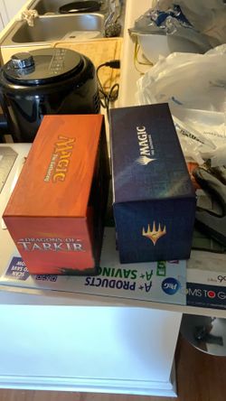 Mtg chaff and lands with boxes