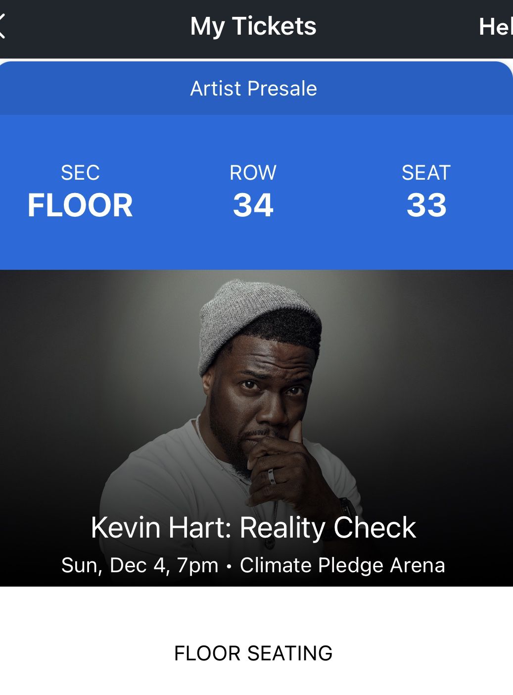 Kevin Hart Live. Dec.4th Show