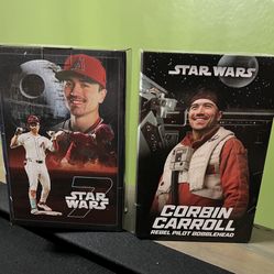 Diamondbacks Corbin Carroll Star Wars Bobble head Doll