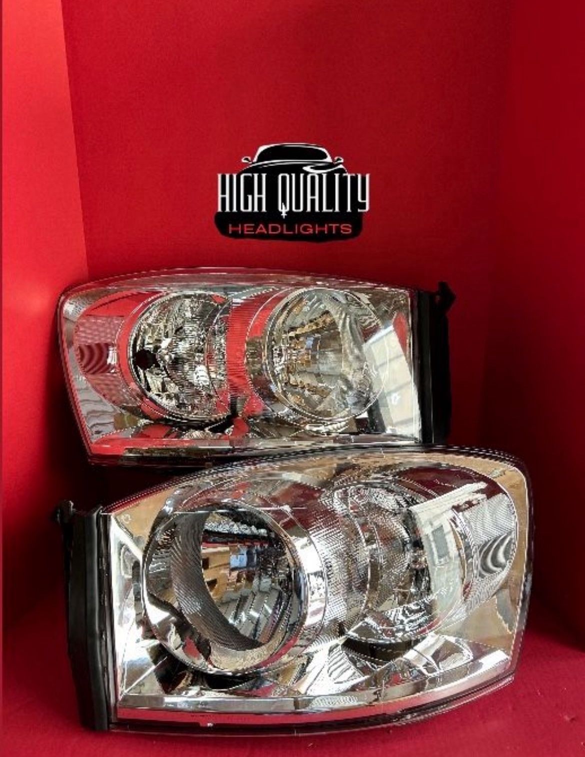 Dodge Ram 2006. 2008 Headlights.