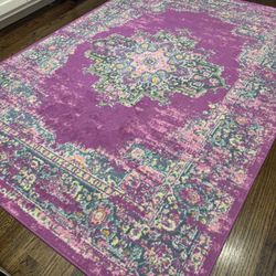 Pink Rug 5x7