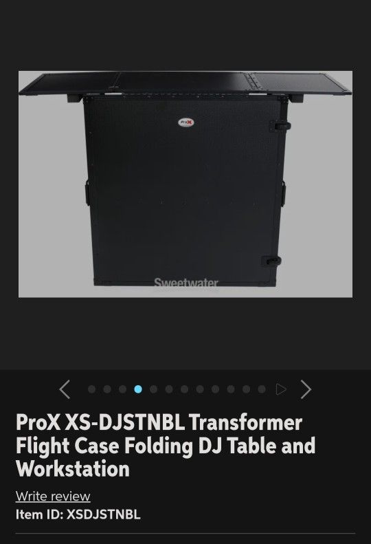 Flight Case Folding DJ Table And Workstation 