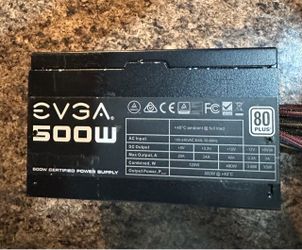 EVGA 500W 80 Plus Power Supply