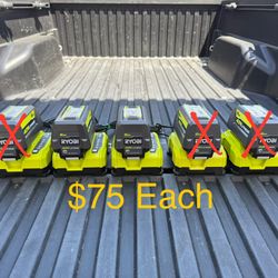 RYOBI 40V Lithium-Ion 6.0 Ah Battery & Rapid Charger Starter Kit **$75, 1 Available**