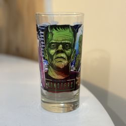 Universal Monsters Halloween Horror Nights Frankenstein Limited Edition Glass Cup 