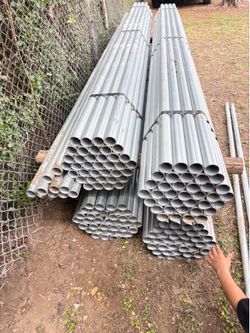 2.3/8 fence post , pipe galvanized