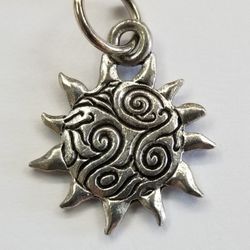 Sun Design Charm/Pendant. 