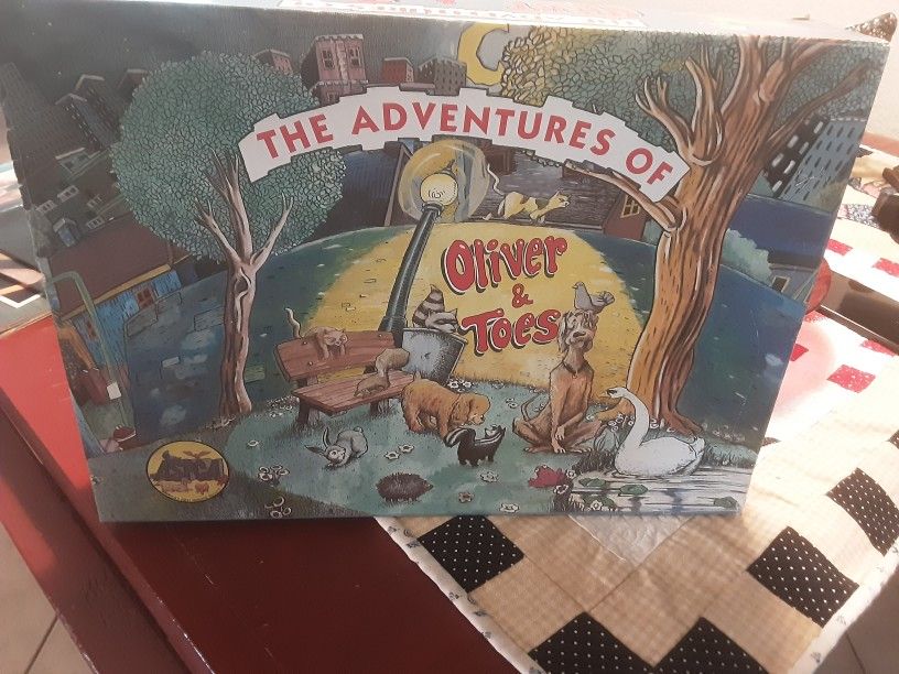 Vintage Rare Board Game The Adventures Of Oliver And Toes
