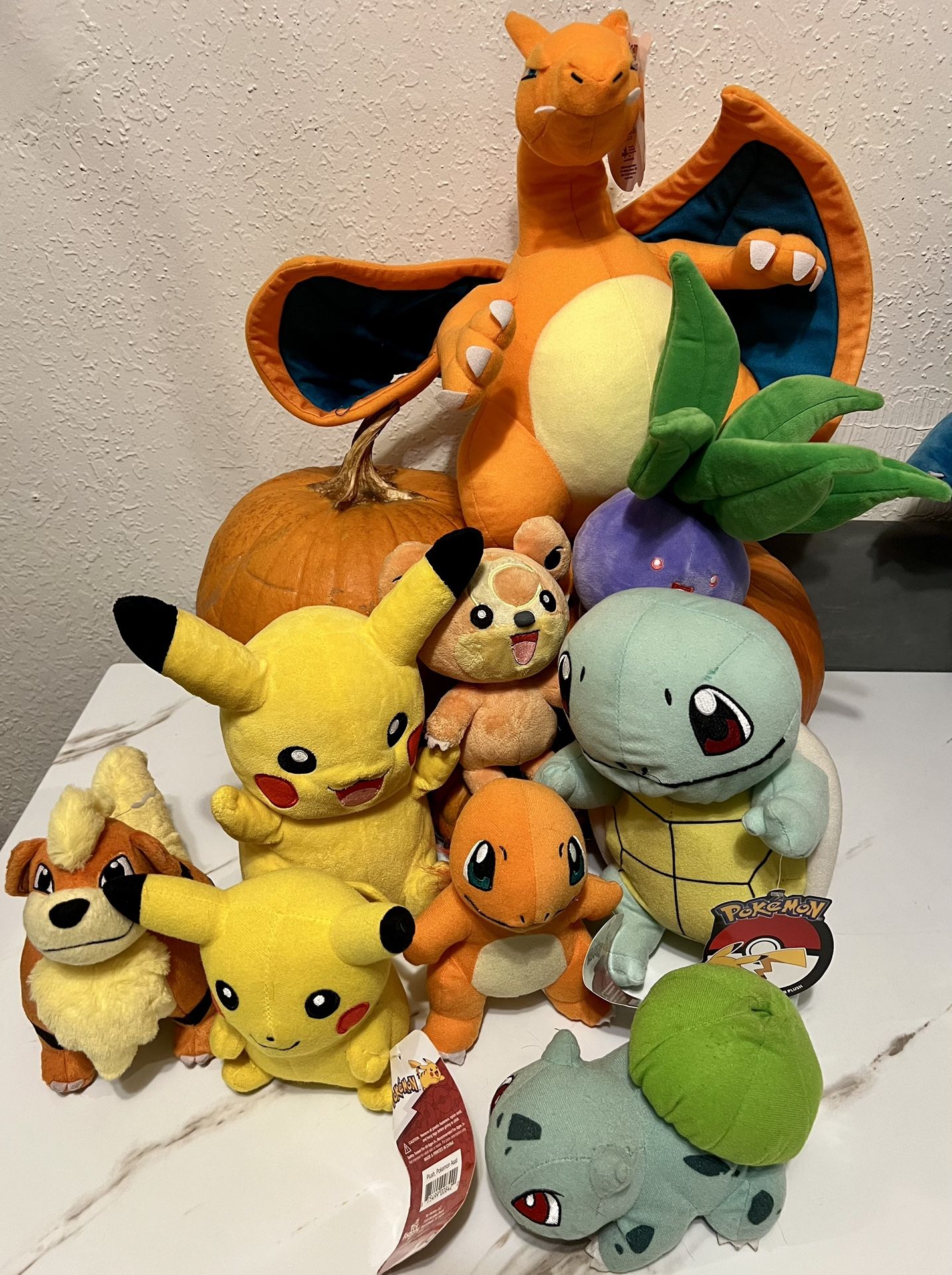 Lot Of 9 Pre-owned Pokémon Plush *Please Read Description!
