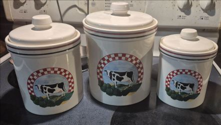 Vintage 'Fannie's  Farm' aka Franny's Farm canister  by Century  China