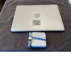 Apple MacBook Pro 2012 13" A1425 EMC 2557 i5 2.5GHz 8GB 121 SSD Power Adapter Included