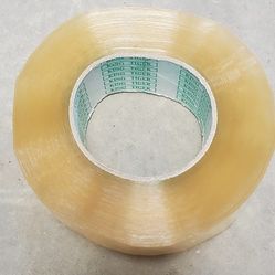 12 large rolls of clear packaging tape