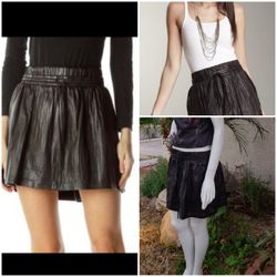 Robert Rodrigue leather skirt SZ 10