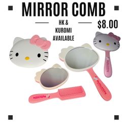 Hello Kitty Mirror Comb 