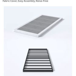New YORMDMO Twin Size Box Spring, 2 Inch Low Profile Bunkie Board W Fabric Cover. Russell/Boulder Area