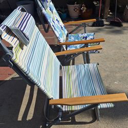 Beach Chairs Two Recline