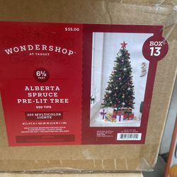 6.5 Ft Christmas Tree Pre Lit