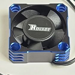 Blue And Black Aluminum Cooling Fan 30mm X 30mm Fory RC Car's ESC Or Motor