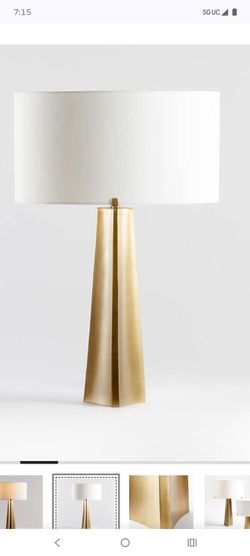 Isla Brass Triangle Table Lamp